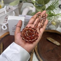 مسباح فاتوران عسلي شفاف تمليكة