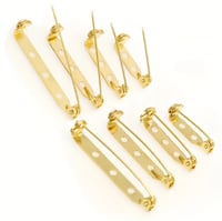 مشبك دبوس ذهبى مقاس 3.3 سم