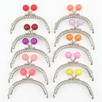 يد اطار شنطه معدنى فضى 8 سم