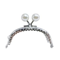 يد اطار شنطه معدنى فضى 8 سم