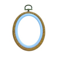 طارة تطريز بيضاويه