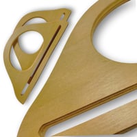 زوج مقابض شنط يد من الخشب