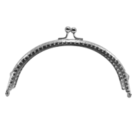 يد اطار معدن للشنطه(فضى)بجميع مقاساتها