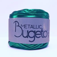 خيط جلد اخضر ميتاليك - bugeto metallic