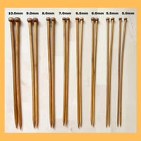 ابرة تريكو خشب مقاس 6 ملم