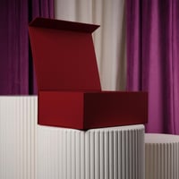 علب تركيب كبير احمر