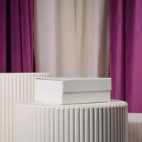 علب تركيب صغير ابيض