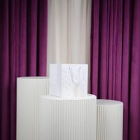 أكياس مستطيل أبيض شيال درزن