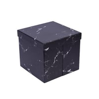 علب متعددة الأقسام أسود رخامي