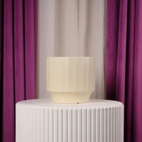 فازة ورد سيراميك كبير اصفر