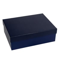 علب مستطيل أزرق