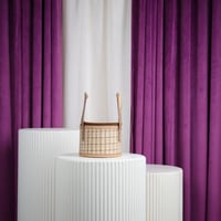 سلة خزف دائري كبير