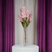 ورد صناعي وردي طويل