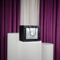 أكياس اسود كبير شفاف مع شيال