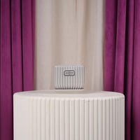 فازة ورد سيراميك صغير ازرق