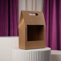 كيس منتجات شفاف كرتوني درزن