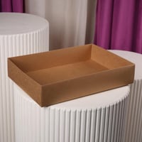 علبة منتجات كبير مستطيل شفاف وردي درزن