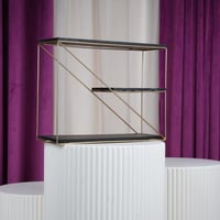 ستاند ورد حديدي مستطيل