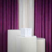 درزن أكياس ورقية مربع مع شيال ابيض