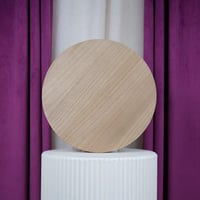 قاعدة خشب دائري كبير خشبي