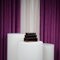 طقم علب زجاجية برونزي