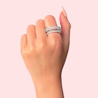 خاتم مشبك فصوص ( C )