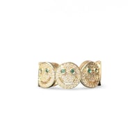 Ring Happy face Gold