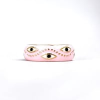 خاتم عيون وردي