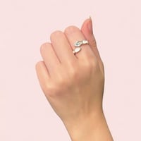 خاتم Snake أبيض