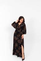 فخامة المخمل بنقشة ملكية