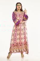 جلابية منقوشة