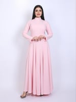 فستان كريب طويل