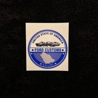 استيكر FORD CUSTOMS