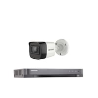 عدد 1 كاميرا 8 ميجا بكسل + جهاز تسجيل 4 منافذ + ها...