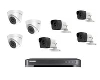 عدد 7 كاميرا 8 ميجا بكسل + جهاز تسجيل 8 منافذ + ها...