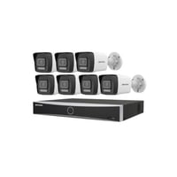 7كاميرات مراقبة -IP بدقة 6 ميجابكسل+ جهاز تسجيل +ه...