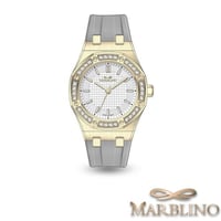 ساعة نسائية ربل باللون الرمادي