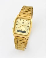 ساعة رجالية دبل تايم ماركة ايفرد