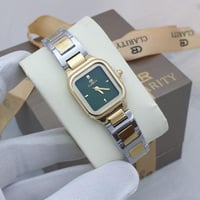 ساعة نسائية clarity مينا أخضر