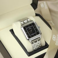 ساعة رجالية استيل باللون الفضي