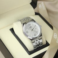 ساعة رجالية إستيل بالون الفضي