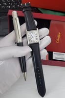 طقم كارتير تانك ساعة مع قلم
