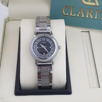 ساعة نسائي كلاريتي فضية