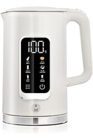 غلاية مياة استيل بشاشة ديجيتال 5وظائف لون أبيض 1.7...