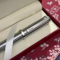 قلم سانتوس فضي ساده