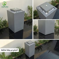 نافورة جاهزة متنقلة مضيئة