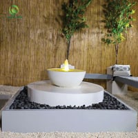 نافورة فايبر مضيئة كبيرة 2م