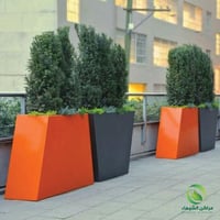 عدد 2 حوض زرع للاشجار بنمط مودرن