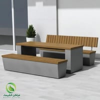 باقة جلسة وطاولة خارجية