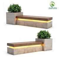 جلسة خارجية جاهزة مضيئة فيبر